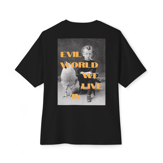 Evil World-Over size T shirt